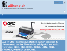 Tablet Screenshot of allinone.ch